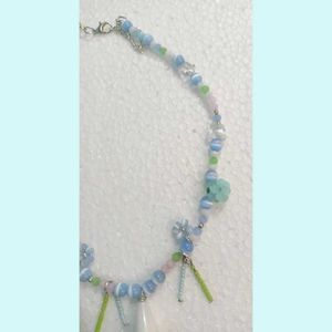 Handmade Pastel Glass Bead Necklace