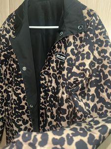 Reversible 2-way Vintage Leopard Print Jacket