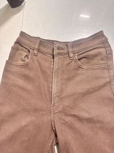 🍂🍂H&amp;M Brown Wide Leg Jeans
