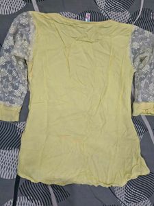 Yellow Floral Top