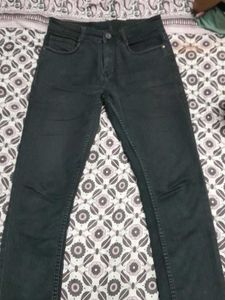 Dark Grey Denim Jeans