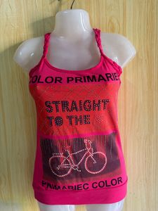 Y2K Rhinestone Graphic Tank Top