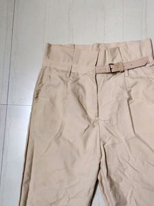 Straight Fit High Waisted Trouser