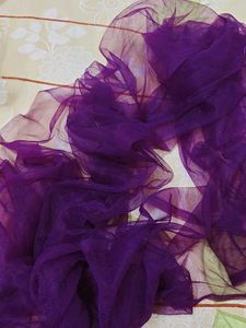 Vibrant Purple Net Dupatta