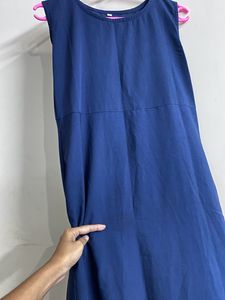 Navy Blue Sleeveless Top