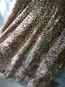 SaturdaySale!! 🐆 Print Brown Velvet One Piec
