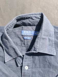 Polo Ralph Lauren Men's Blue Button-Down Shirt