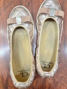 Carlton London Ballet Flats with Bow Detail