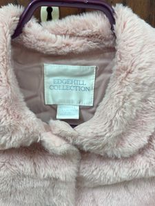 Soft Pink Faux Fur Jacket