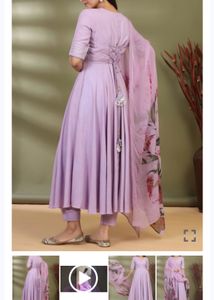 Lilac Anarkali