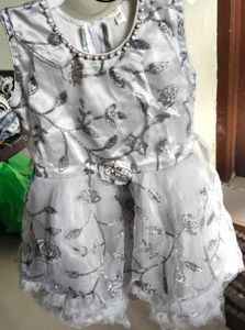 Sparkly Grey Party Dress