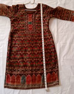 Kalamkari Kurta Duppata Set