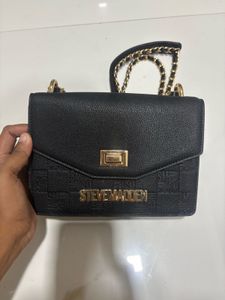 Steve Madden Black Chain Bag