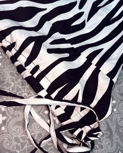 Stylish Zebra Print Crop Top