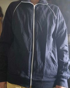 Black Yahoo Track Jacket