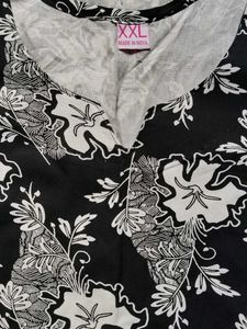 Stylish Floral Print Tunic Top