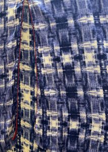 Blue &amp; Beige Printed Sleeveless Kurta