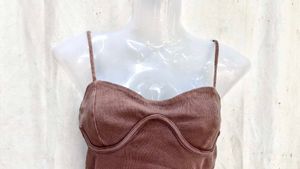 light brown top