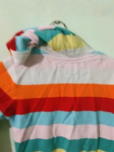 Colorful Striped Cardigan