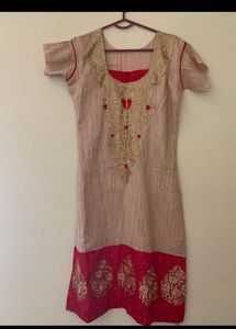 Red Golden Wedding Kurta Suit Set