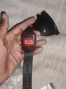 Digital watch and also folding glasses 🕶️