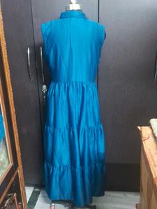 New dress Teal Tiered  50 inche