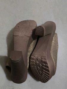 Sparkly Wedge Sandals