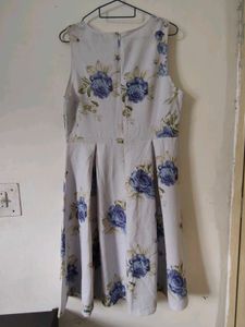 Floral Print Sleeveless Dress