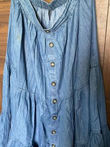 Denim Tired Skirt