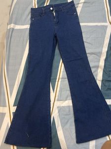 URBANIC  blue flare jeans