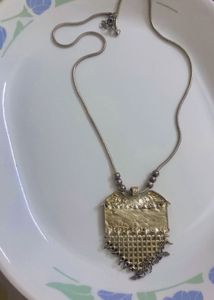 New Boho Oxidized Silver Necklace