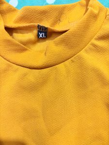 Mustard Yellow Sleeveless Top