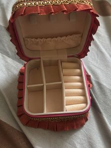 Elegant Red Jewelry Box Organizer
