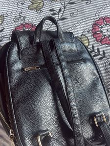 black backpack