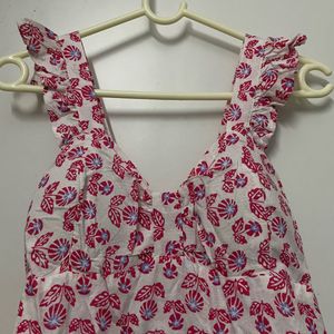 Beautiful Floral Print Gown