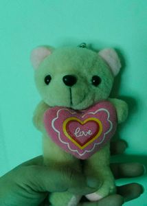 Cute Teddy Bear with Love Heart