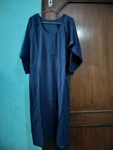Navy Blue Long Sleeve Dress