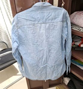 👕 Light Blue Casual Denim Shirt | Stylish &amp; Comfo