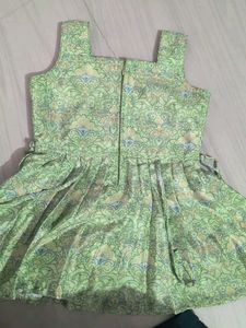 Beautiful Green &amp; Navy Blue Kurta Set