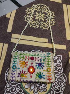 Embroidered Clutch Bag