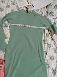 Light Blue Long Sleeve Dress