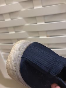 Navy Blue Canvas Sneakers