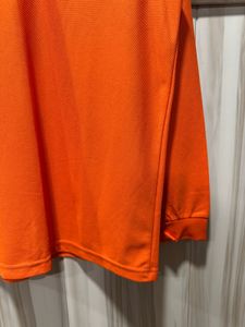 Adidas Essentials Climalite Orange Polo T-Shirt