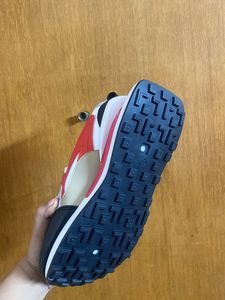 RED BLACK SNEAKERS( PUMA INSPIRED) SIZE 38