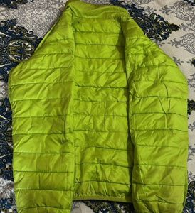 Bright Green Puffer Jacket