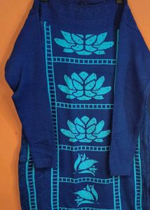 LONG WOOLEN A-LINE KURTI