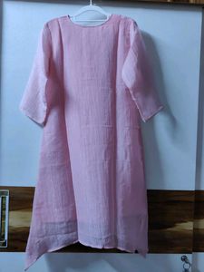 Pink Embroidered Festive Kurta Set