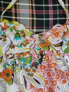 Boho Floral Halter ,and strip top