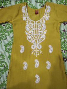 Mustard Yellow Kurta