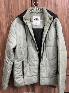 Zara Padded Jacket - Light Green